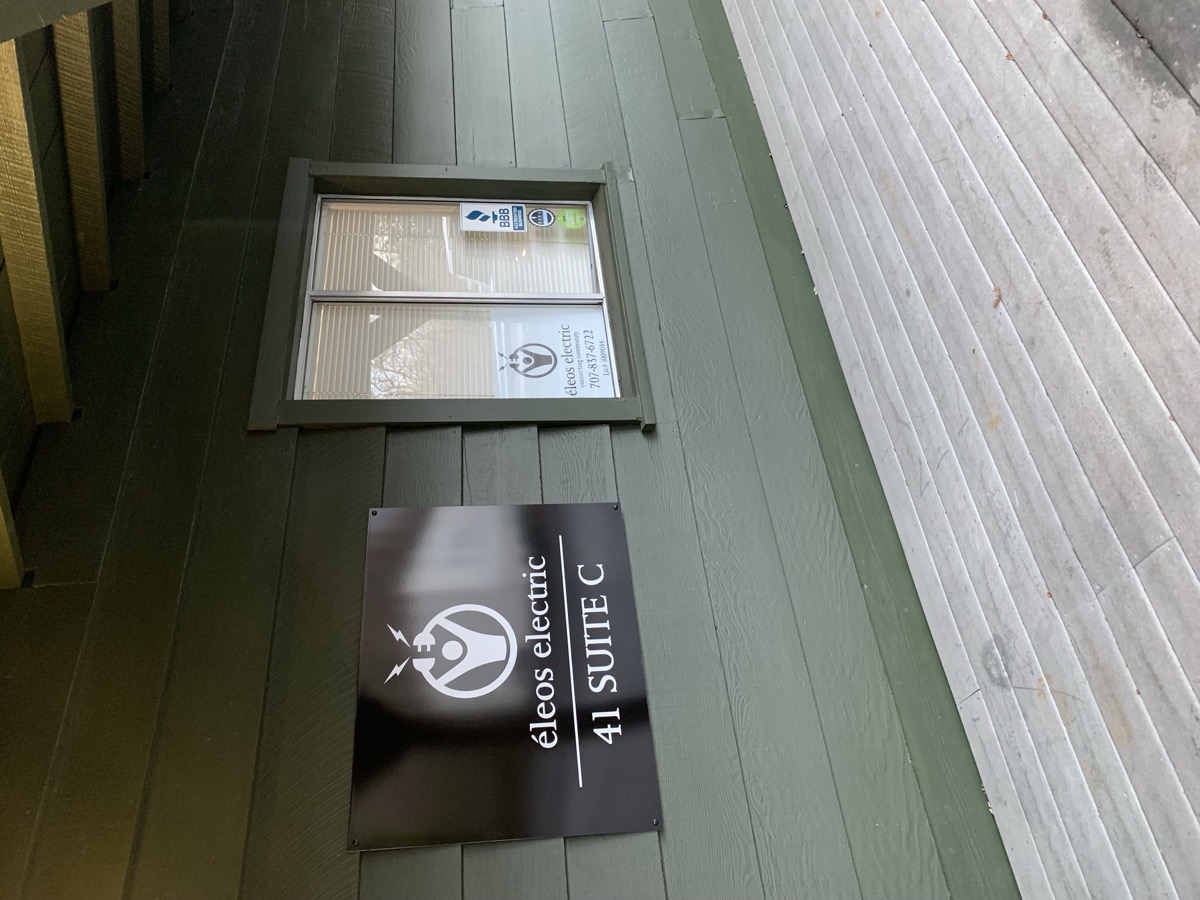 Eleos Electric commercial office in Windsor, CA