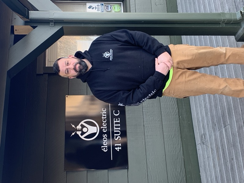 Josh Carter, licensed Eleos Electric electrician