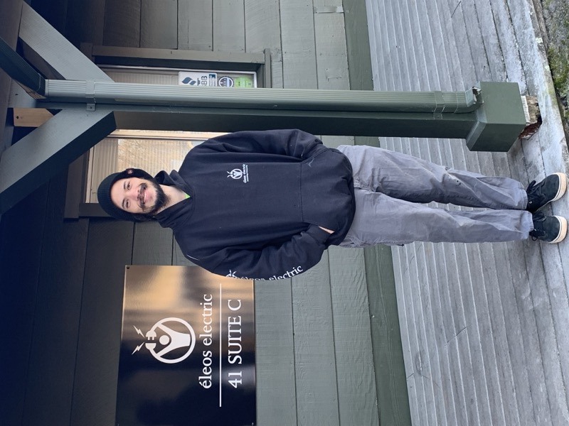 Xavier Adanandus, licensed Eleos Electric electrician