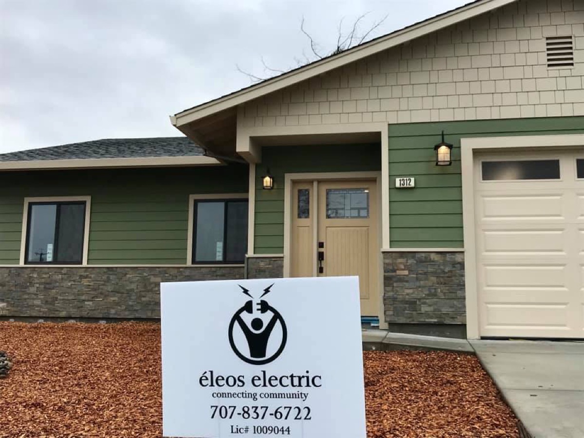 Residential service and panel install, Coffey Park, Santa Rosa